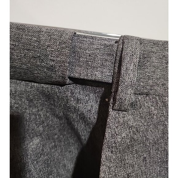 Size 42 MENS Adjustable waist band expandable Dress Pants gray long flat front - Picture 2 of 9